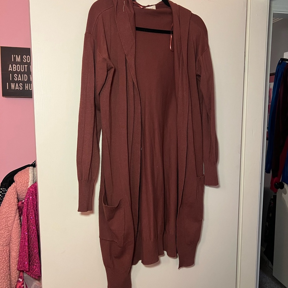 Soft Maroon Cardigan